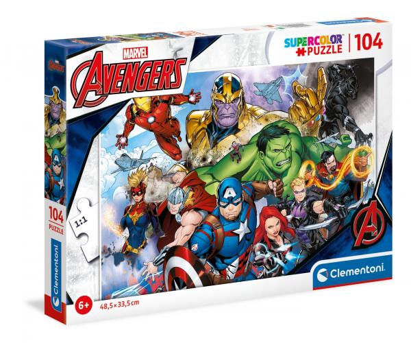Clementoni 25718 - 104 Teile Puzzle - Marvel Avengers 