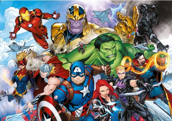 Clementoni 25718 - 104 Teile Puzzle - Marvel Avengers 