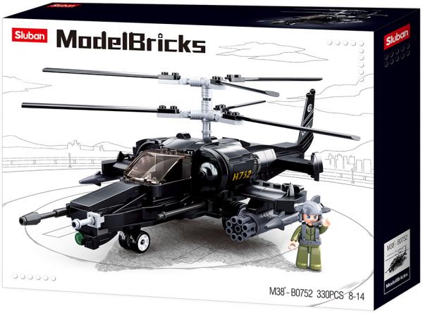Sluban M38-B0752 - Model Bricks - Kampfhubschrauber