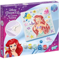 Totum - Disney Princess 3D-Leinwand-Gipsguss-Malset