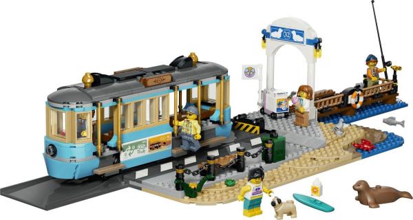 LEGO&reg; 60506 City Eisenbahn - Klassische Strandstra&szlig;enbahn (693 Teile)
