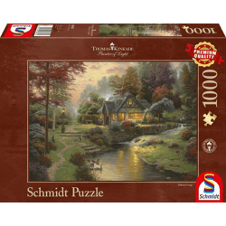 Thomas Kinkade - Friedliche Abendstimmung - 1000 Teile Puzzle