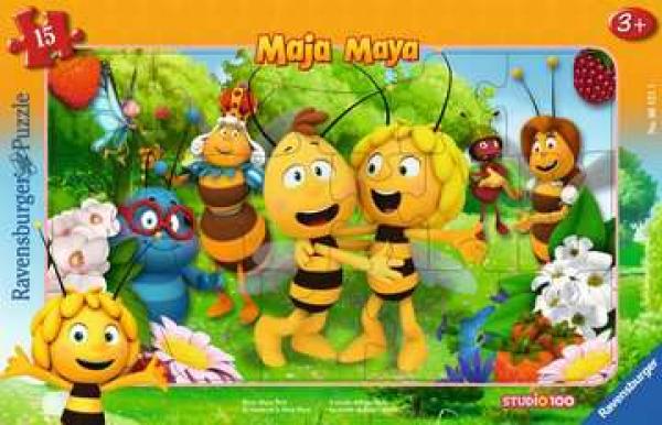 Biene Majas Welt - Rahmenpuzzle - 15 Teile