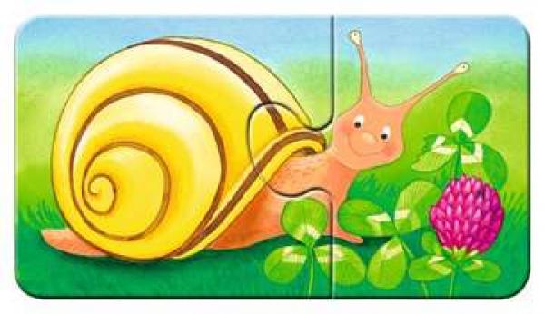 my first puzzles - Tiere im Garten - 9x2 Teile