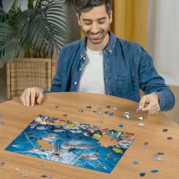 Delfine im Korallenriff - Puzzle - 500 Teile
