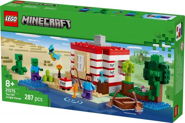 LEGO&reg; Minecraft&trade; 21275 - Das TNT-Dschungelhaus (287 Teile)