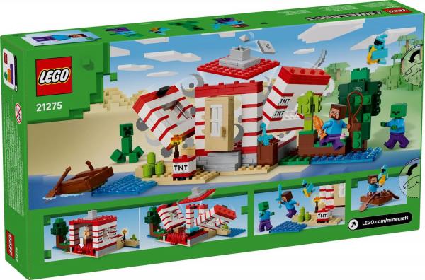 LEGO&reg; Minecraft&trade; 21275 - Das TNT-Dschungelhaus (287 Teile)