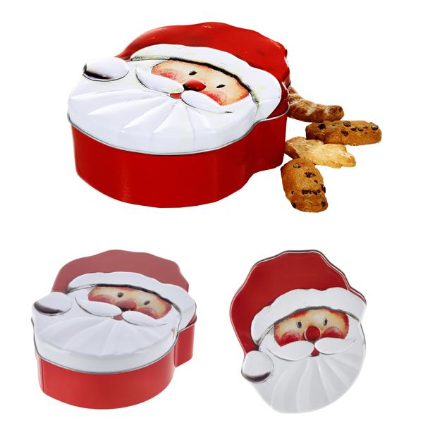 Geb&auml;ckdose Santa ca. 18x15cm 