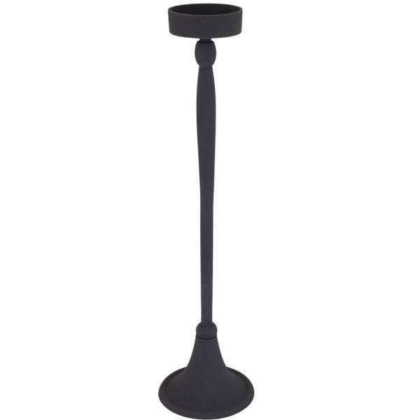 PTMD Kerzenhalter Zival aus Aluminium, schwarz, 78 cm