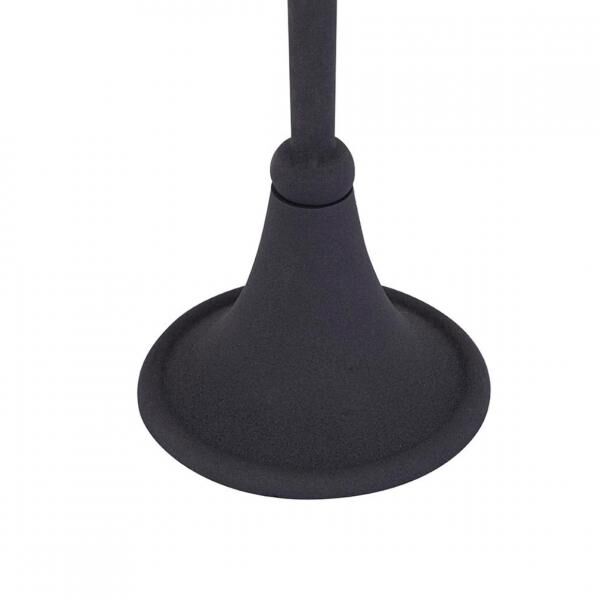 PTMD Kerzenhalter Zival aus Aluminium, schwarz, 78 cm