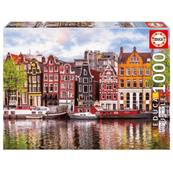 Educa Puzzle 9218458 - Dancing houses - 1000 piece jigsaw puzzle