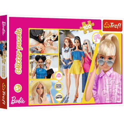 Barbie - Glitter Puzzle 100 Teile