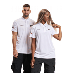 European League Of Football Helvetic Guards On-Field Poloshirt weiß