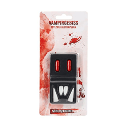 Vampirzähne mit 2 Blutkapseln, Set