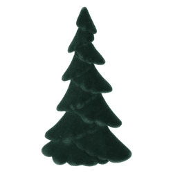 Tannenbaum, Samt, M, ca.14x24cm