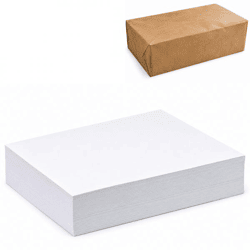 Zeichenpapier A4, recycelt, weiß, 160 g, 500 Blatt