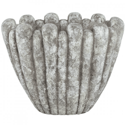 PTMD bloempot Minter L grijs 47 cm