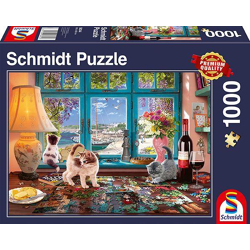 At the Puzzle Table - 1,000-Piece Puzzle