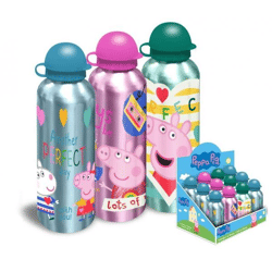 Peppa Pig - Aluminium Trinkflaschen Sortiment, 500ml