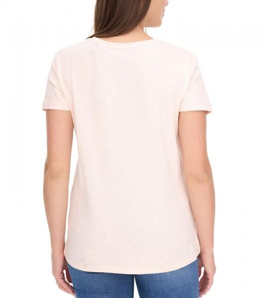 RE:COVERED X Disney Damen T-Shirt mit Dumbo Print Baumwoll-Shirt Rundhals-Shirt RCDIF2069 Rosa