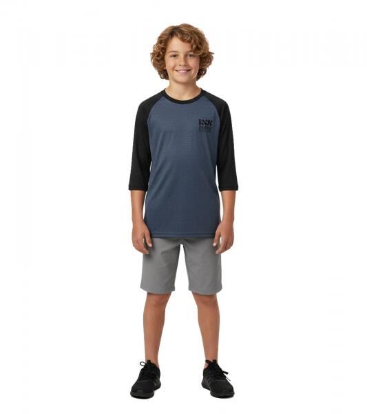 IXS Kinder Radtrikots Carve X Trikot Schwarz