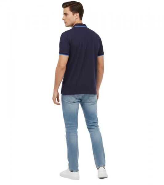 sportliches Formula E Herren Polo-Shirt Kurzarm-Shirt nachhaltiges Baumwoll-Shirt mit Formula E Logo 701223597 001 Navy-Blau