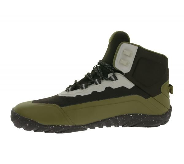 wasserdichte GROUNDIES Barfu&szlig;schuhe All Terrain High 2.0 Damen High -Top Hiking Sneaker mit TrueSense Sohle GND-130258-38 Braun