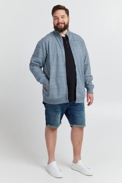 klassische BLEND BHLenner BT Herren Sweatjacke mit Stehkragen Jacke Gro&szlig;e Gr&ouml;&szlig;en 20714929ME-194013 Blau