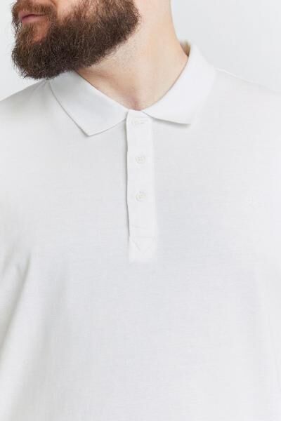 klassisches SOLID SDBanjo BT Herren Poloshirt mit 3-Knopf-Leiste Shirt Gro&szlig;e Gr&ouml;&szlig;en 21300884-ME-790001 Wei&szlig;