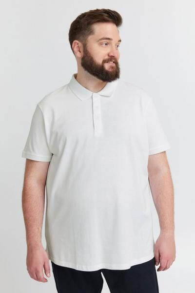 klassisches SOLID SDBanjo BT Herren Poloshirt mit 3-Knopf-Leiste Shirt Gro&szlig;e Gr&ouml;&szlig;en 21300884-ME-790001 Wei&szlig;