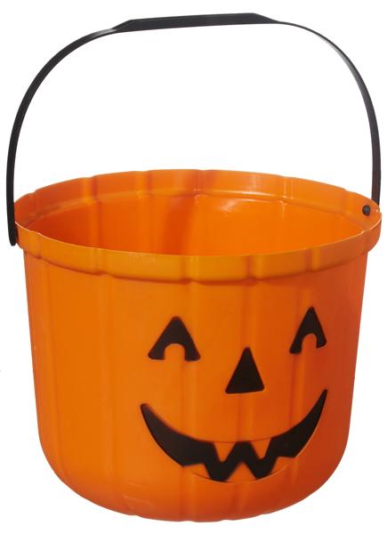Halloween Candy Bucket, Basic, approx. 18x15 cm