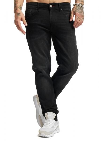 Petrol Industries Denim Tapered Regular Straight Fit Jeans schwarz