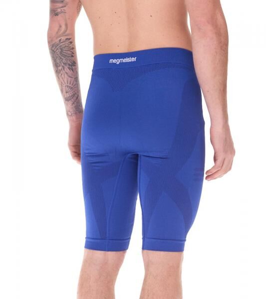 megmeister Herren Kompressions-Shorts mit Body-Mapping-Belüftung Rad-Shorts Antibakteriell und Geruchshemmend Kompressions-Bekleidung BC31