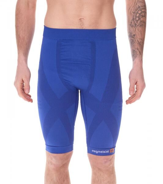 megmeister Herren Kompressions-Shorts mit Body-Mapping-Belüftung Rad-Shorts Antibakteriell und Geruchshemmend Kompressions-Bekleidung BC31