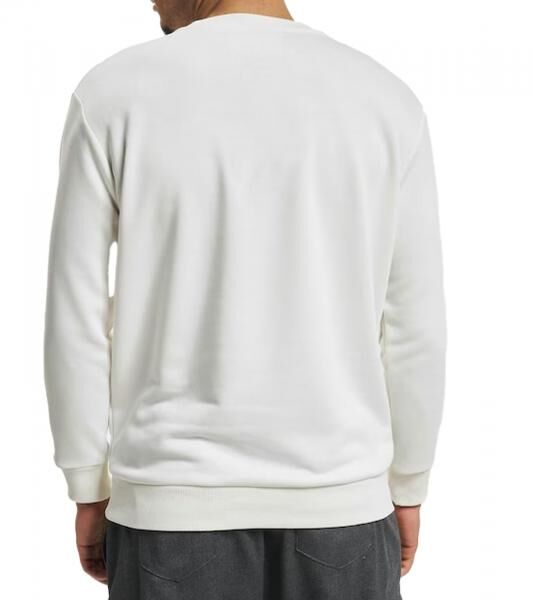 vsct Clubwear Herren Crew-Neck Pullover mit Logo-Patch auf der Brusttasche Sweat-Shirt 5643317 Wei&szlig;