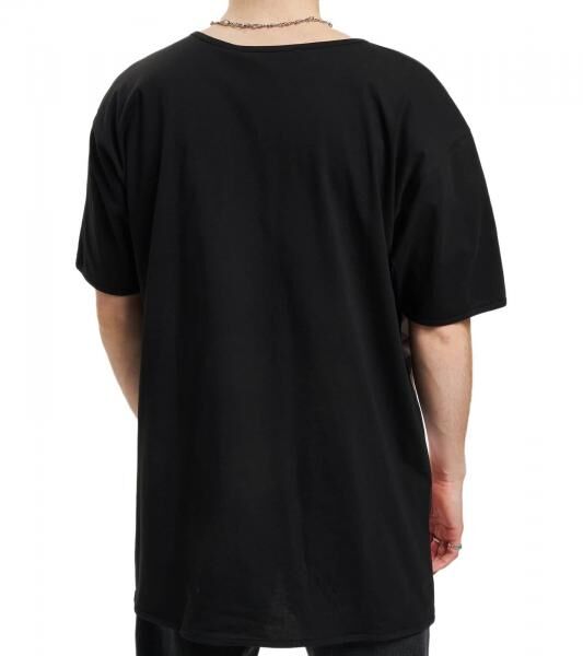 vsct Ibiza Love Herren Baumwoll T-Shirt mit gro&szlig;em Strand-Print Rundhals-Shirt 5643296 Schwarz