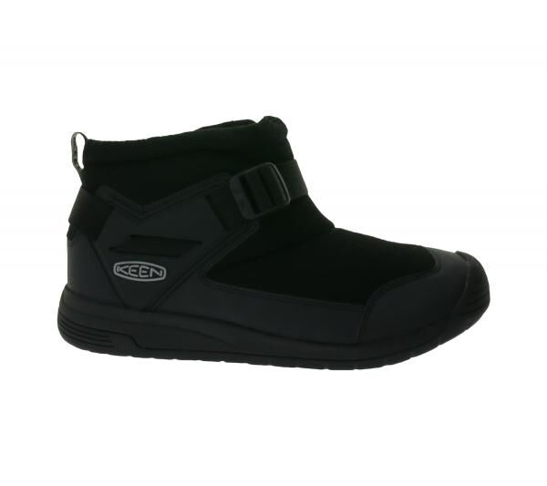 KEEN Hoodromeo Herren Winter-Stiefelette mit Fleece-Futter Schnee-Schuhe bis -20 Grad isolierende Winter-Stiefel 1026794 Schwarz