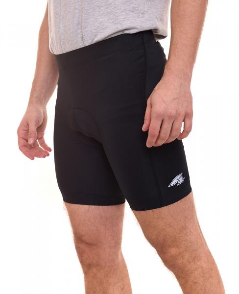 F2 Race Herren Fahrrad-Hose mit R&uuml;ckentasche Mountainbike-Hose mit High-Performance-Sitzpad Radler-Hose 6557 2038 Schwarz
