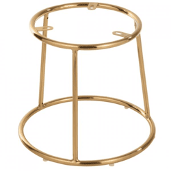 J-Line Metallhocker, goldfarben, 39 cm
