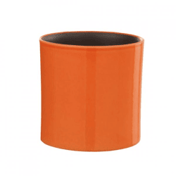 J-line bloempot Flek S oranje 16,5 cm