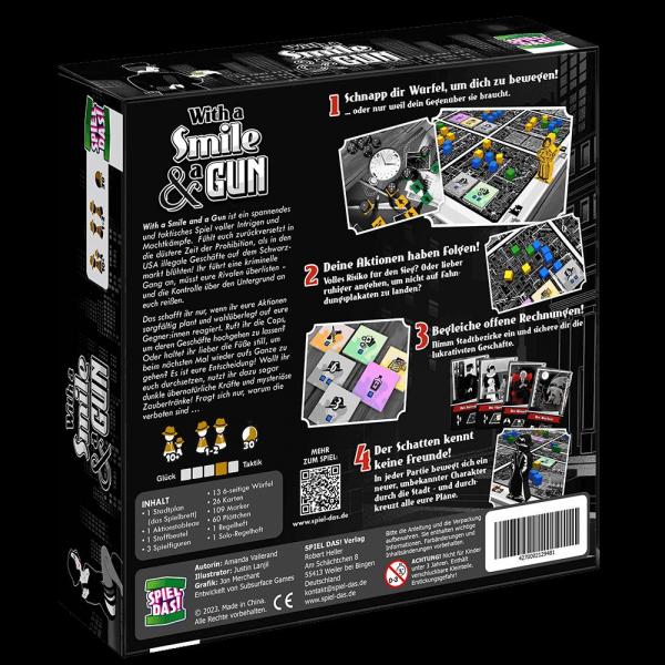 With a Smile & a Gun - Brettspiel