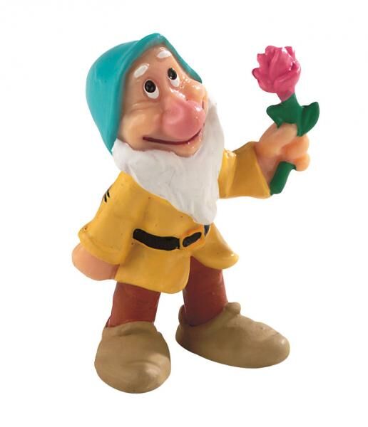 Bullyland 12480 - Disney Schneewittchen Spielfigur Zwerg Pimpel, 5,5cm
