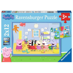 Peppa Pig: Peppas Abenteuer - Puzzle 2x12 Teile