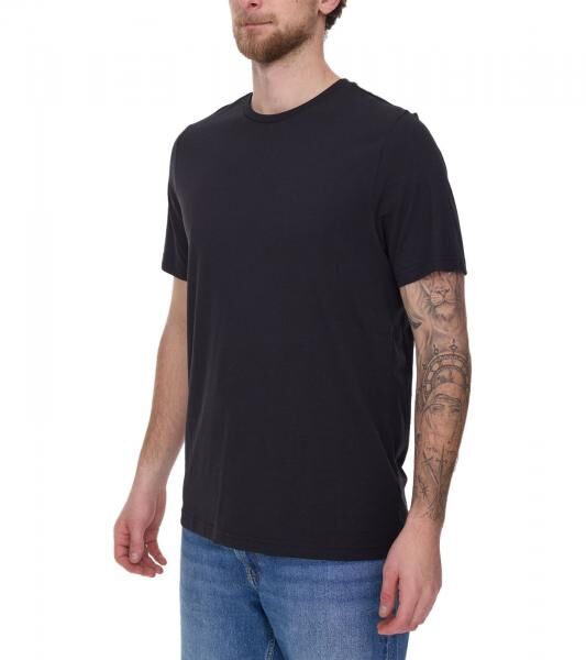 PUMA Blank Base Herren T-Shirt nachhaltiges Unterzieh-Shirt Baumwoll-Shirt 678255 02 Schwarz