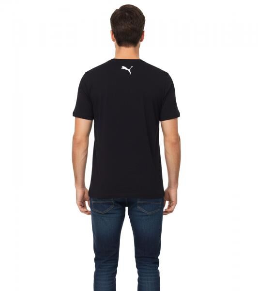 PUMA Blank Base Herren T-Shirt nachhaltiges Unterzieh-Shirt Baumwoll-Shirt 678255 02 Schwarz