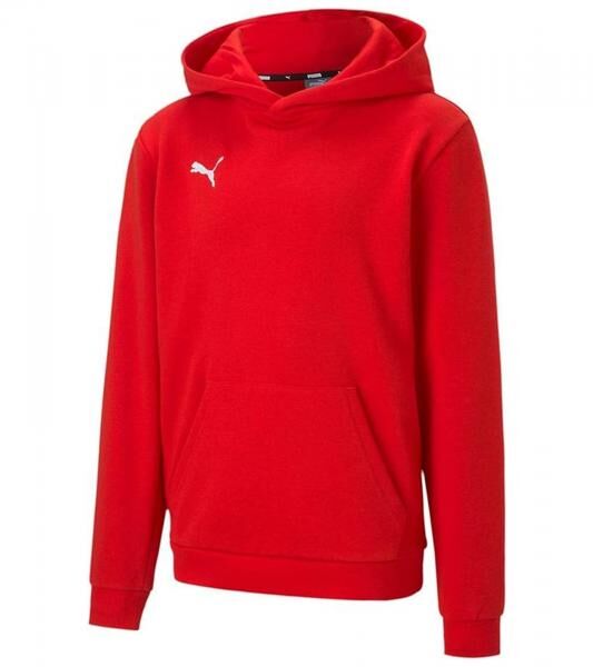 PUMA teamGOAL 23 Casuals Kinder Hoody mit K&auml;ngurutasche Kapuzen-Pullover f&uuml;r Jugendliche Jungen & M&auml;dchen 656711 01 Rot