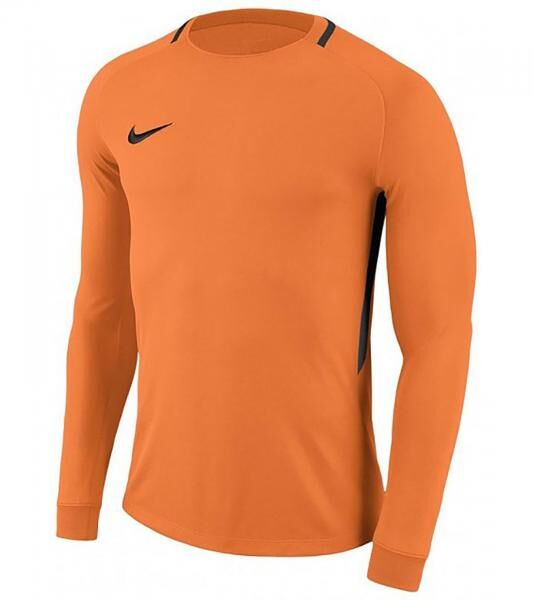 NIKE Park III Herren Torwart-Trikot mit Dry-Fit Langarm-Shirt Fu&szlig;ball Longsleeve 894509-803 KKA Neon-Orange