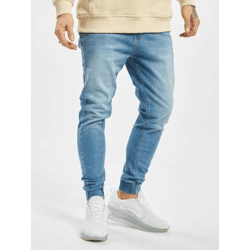 Casual 2Y Premium Men's Jeans: Stretch, Drawstring, Zipper, Cotton, Blue