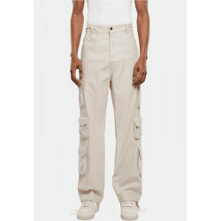 lässige Karl Kani Herren Jeans 150 g/m² mit Baumwolle Ecru-Weiß