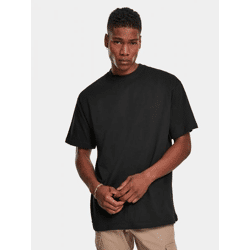 lässiges Build Your Brand Herren T-Shirt Oversize 190 g/m² mit Baumwolle Schwarz
